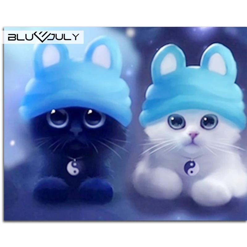 Вышивка стразами рисунков животных мультфильм diy Алмазная Живопись крестом