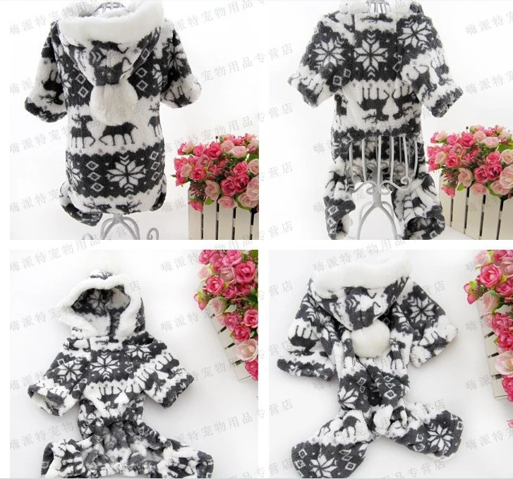 Лучшее качество снежинка сибирь зима теплая одежда для собак йоркшир чихуахуа