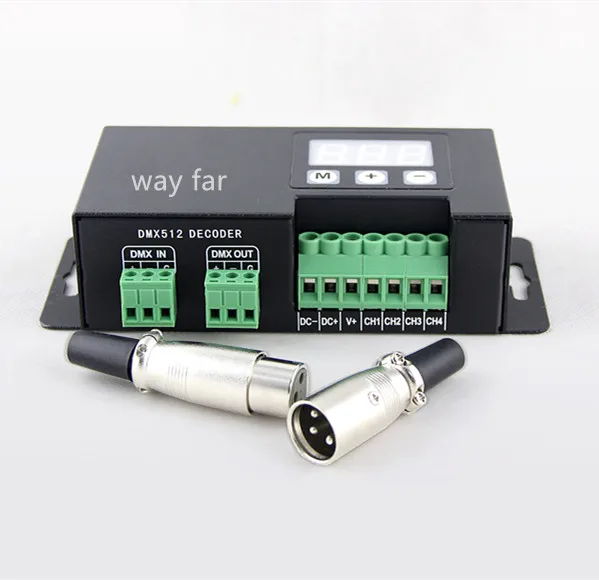 BC 8544 каналов DMX PWM Декодер DC12V 24V Вход 4A * 3 канала 12A 1CH Выход Slave контроллер RGBW полосы
