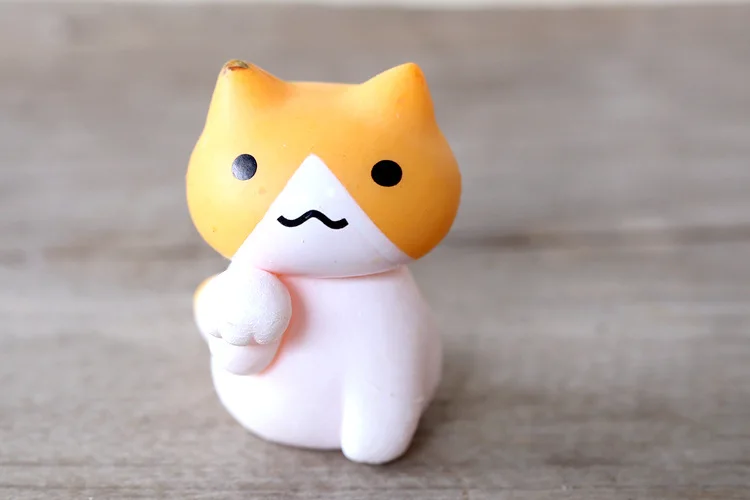 Dreamme 6 стилей кошка 5 см ПВХ милая миниатюрная фигурка животного Аниме Фигурки