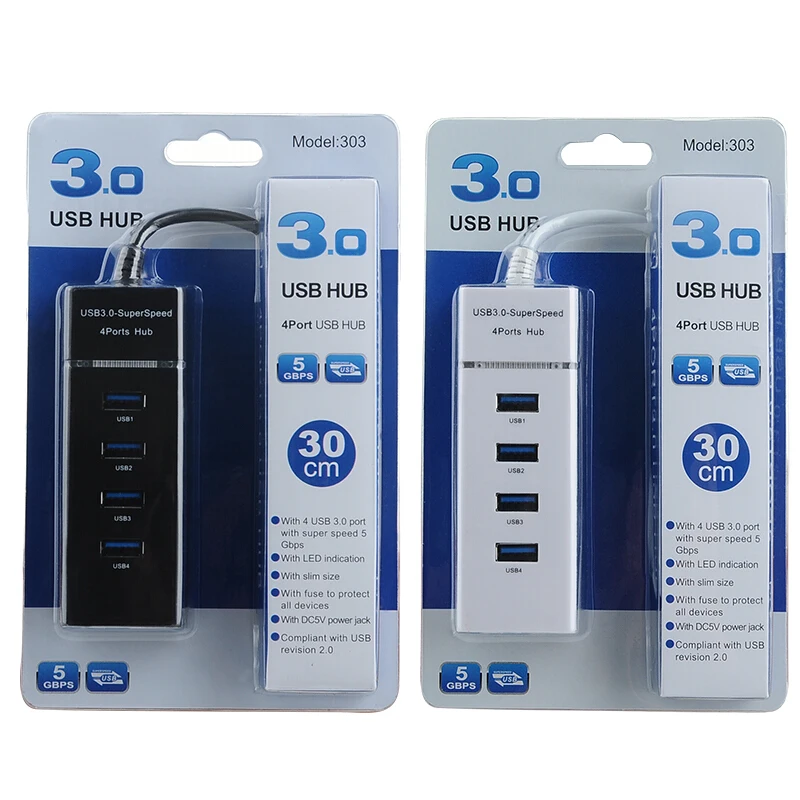 USB 3 0 концентратор Высокоскоростной 5 Гбит/с для MacBook Air PC ноутбук ультрабук