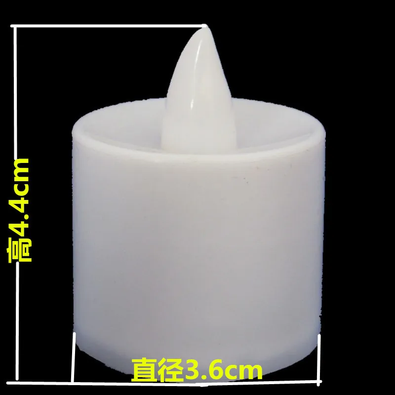 24 шт./упак. мерцающий беспламенный светодиодный чайный свет светильник для