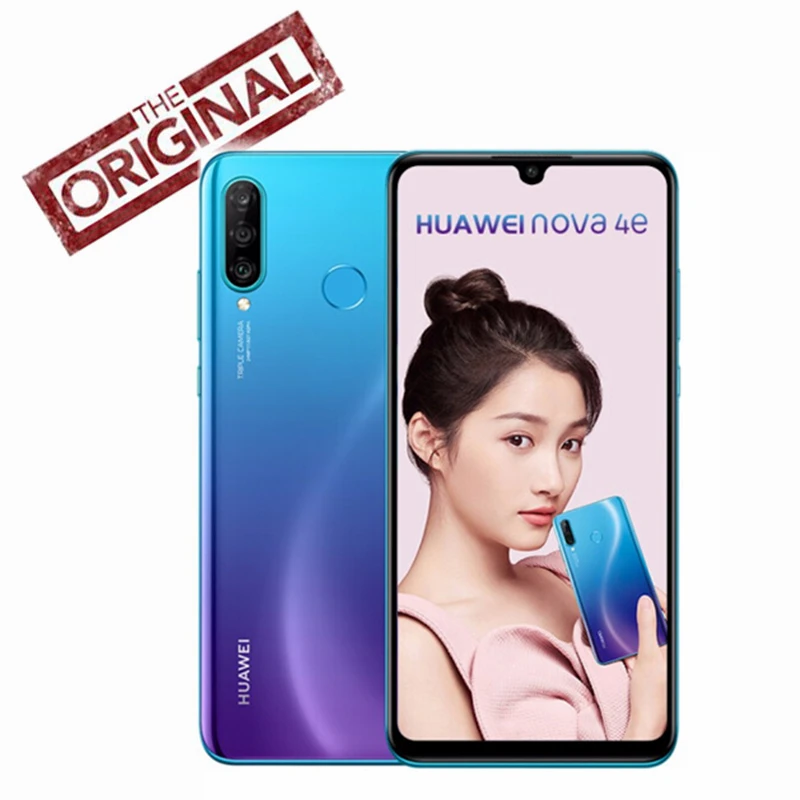 Смартфон HUAWEI nova 4e P30 Lite глобальной прошивки 6 ГБ 128 экран 15 дюйма Восьмиядерный