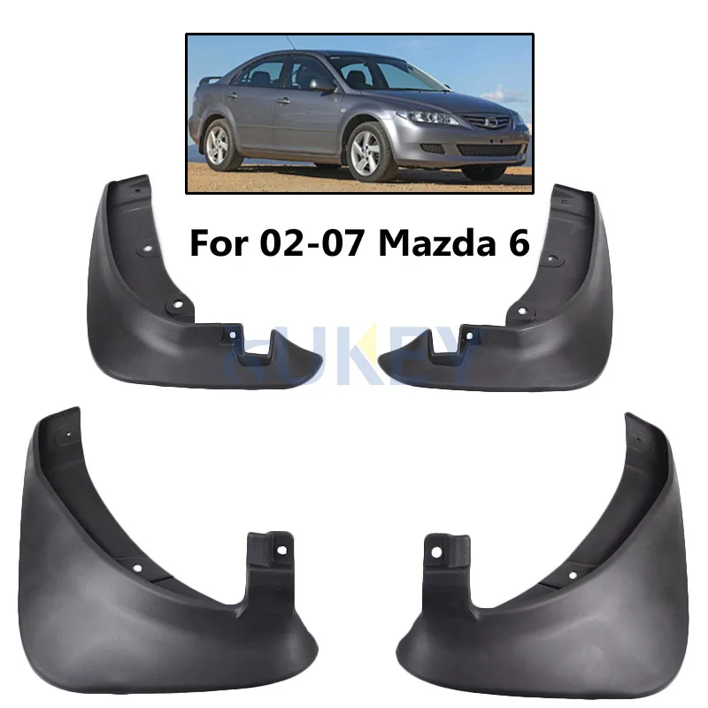 4 шт. OE стильные Брызговики для Mazda 6 Sedan 2002 2008 крыло брызговиков 2003 2004 2005 2006 2007|mud