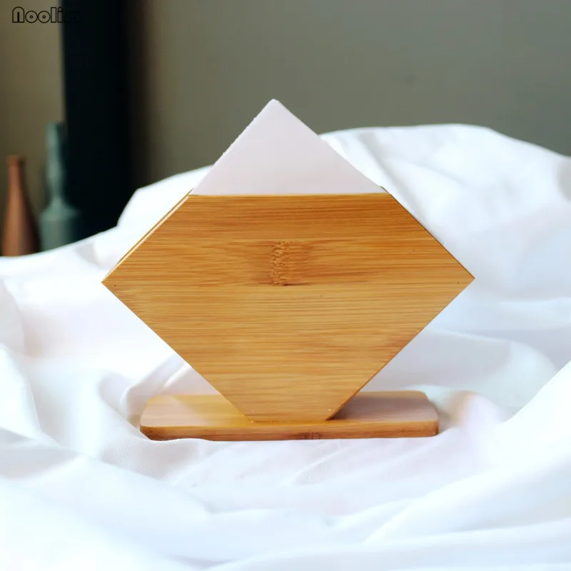 Бамбуковая Вертикальная коробка для салфеток ресторан отель квадратная
