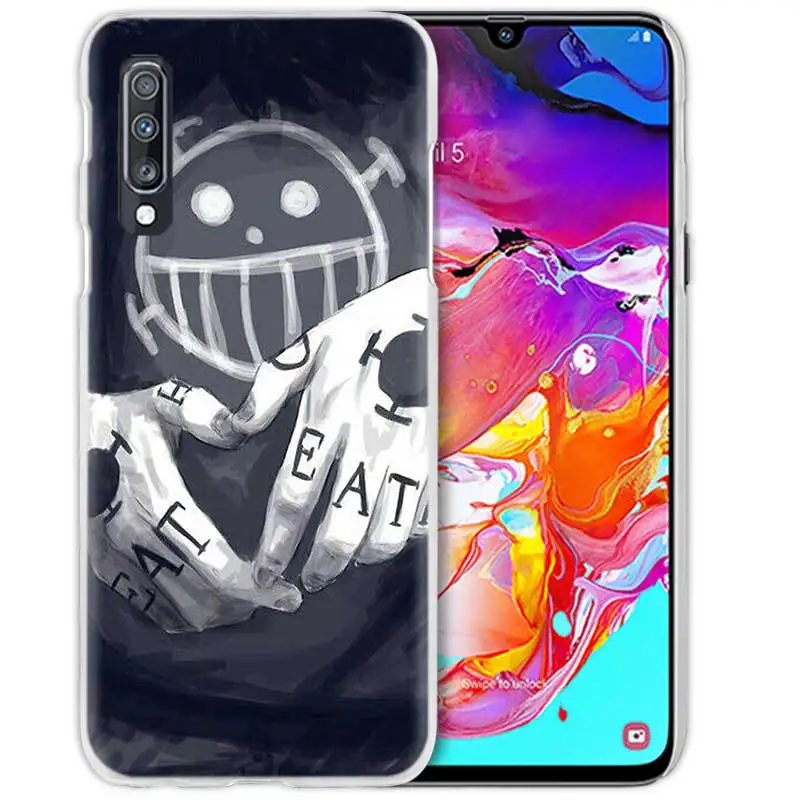 Чехол с аниме для samsung Galaxy A50 A70 A20e A40 A30 A20 A10 A8 A6 Plus A9 A7 твердый прозрачный чехол для телефона из поликарбоната