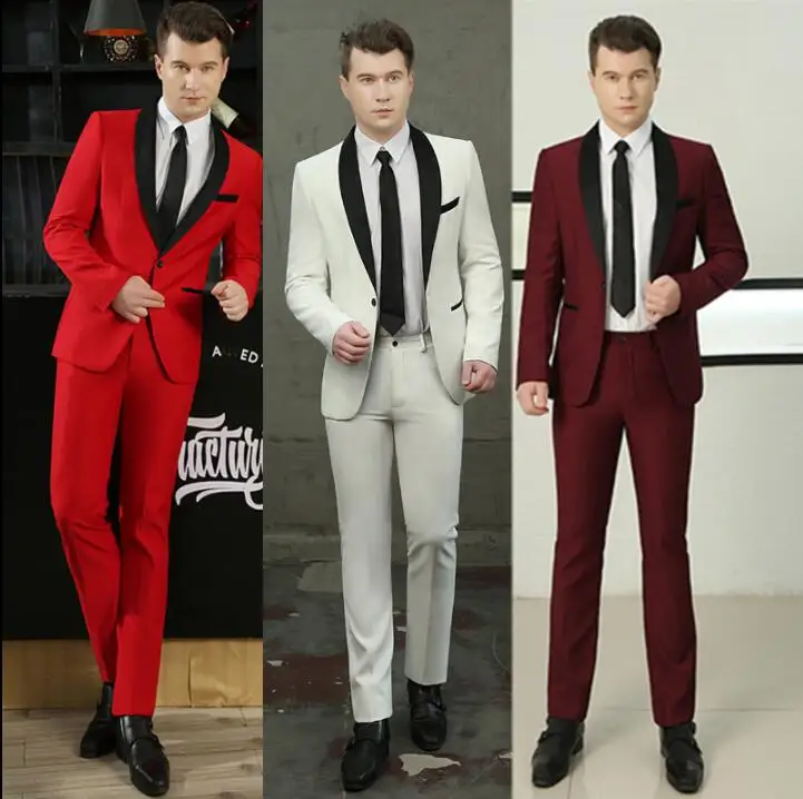 

wedding suits for men blazer boys prom mariage suits fashion slim masculino latest coat pant designs chorus groom clothes singer