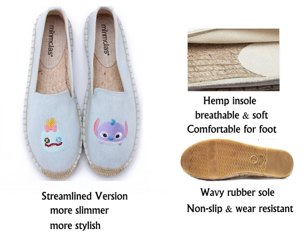Новинка 2019 года Alpargatas espadrilles удобные слипоны с рисунком Женские Повседневные