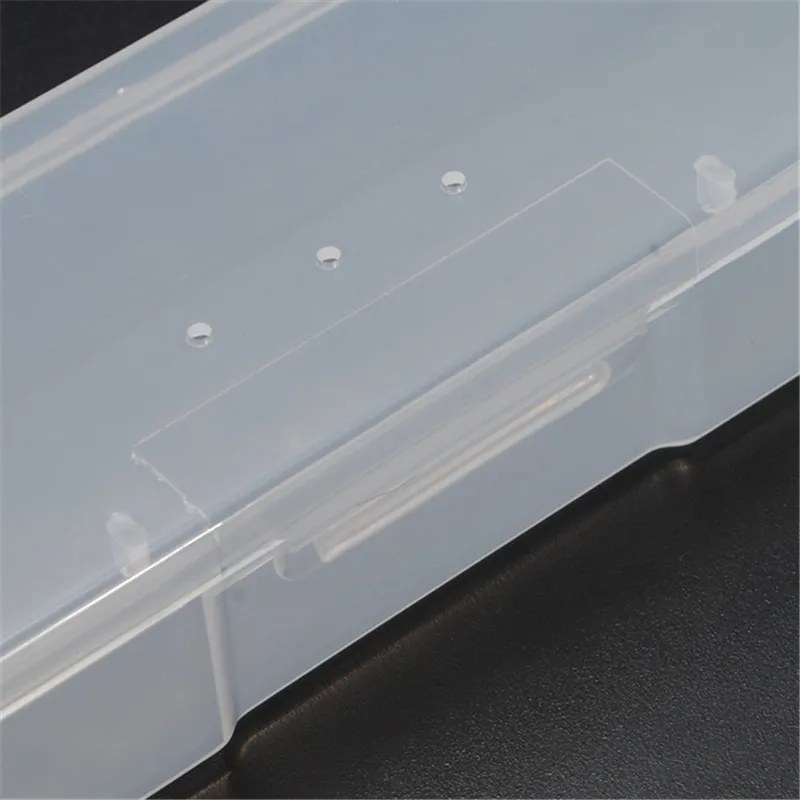 Rectangular Transparent Nail Tips Case Jewelry Watch Tool Storage Box Organizer For Money Coin Candy Keys |