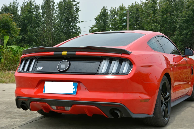 Для Ford Mustang 2015 2016 2017 украшение автомобиля ABS пластик краска цвет задний багажник