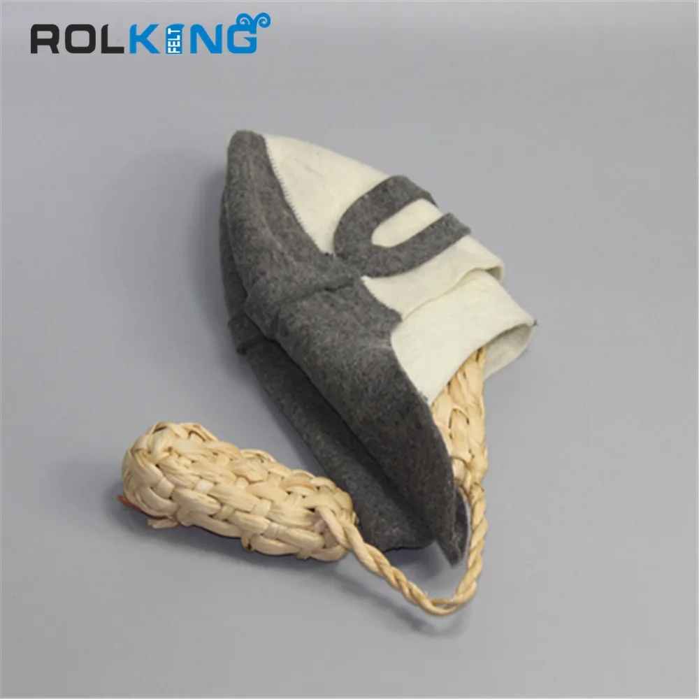 Лидер продаж шерстяного войлока сауна Hat 2 шт. в одной упаковке|sauna hat|pcs |