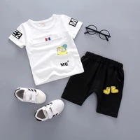 2 pcs new toddler infant newborn twins baby boy girls casual t shirt strip pants outfits pajamas suit