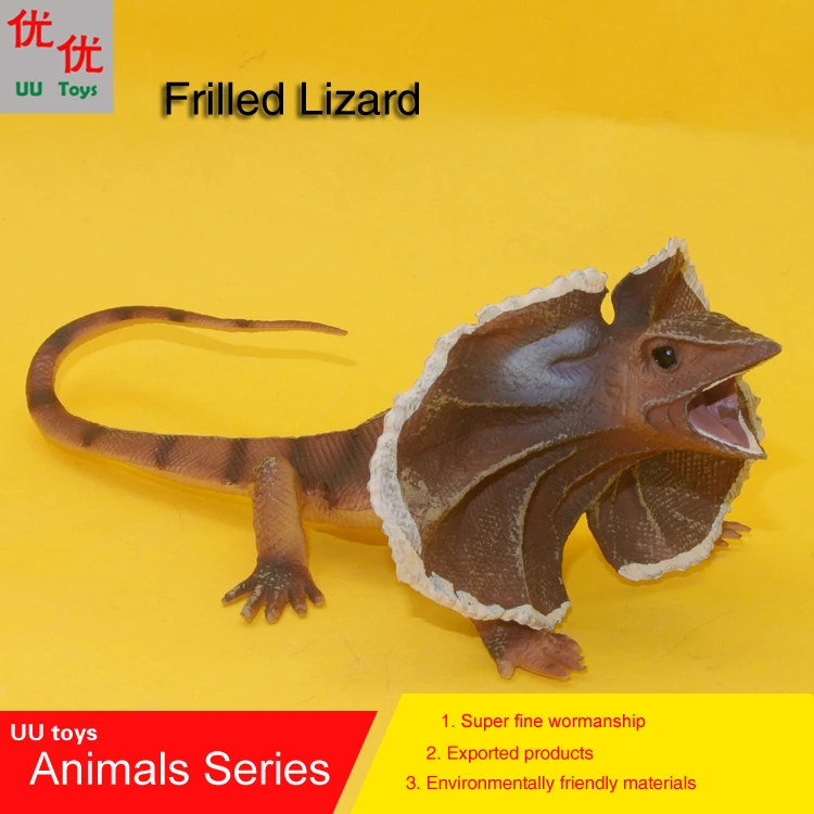 

New arrival: Frilled Lizard Simulation model Animals kids toys children educational props Action Figures