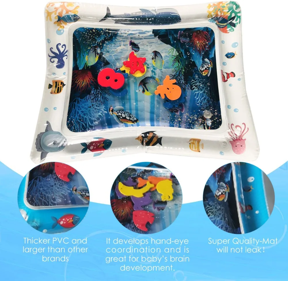 Детские водные игровые коврики Надувные Младенцы животик время Playmat игрушки