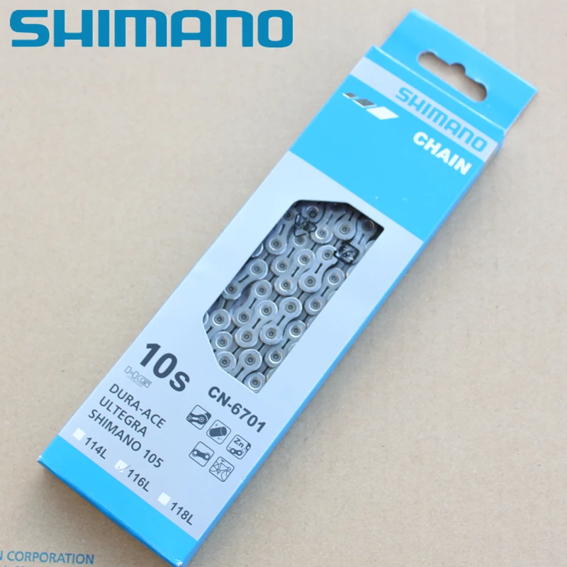 Shimano 10 S цепи для шоссейных велосипедов CN-6701 4600 4700 5700 6700 7900 Скорость с булавкой |