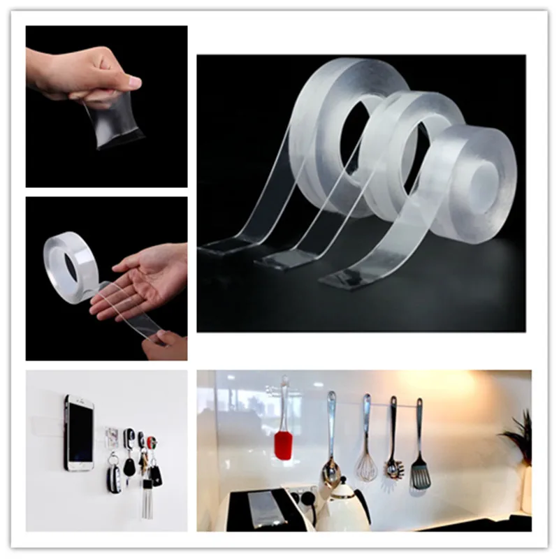 Двухсторонняя лента 3 м водонепроницаемая двухсторонняя Многоразовые