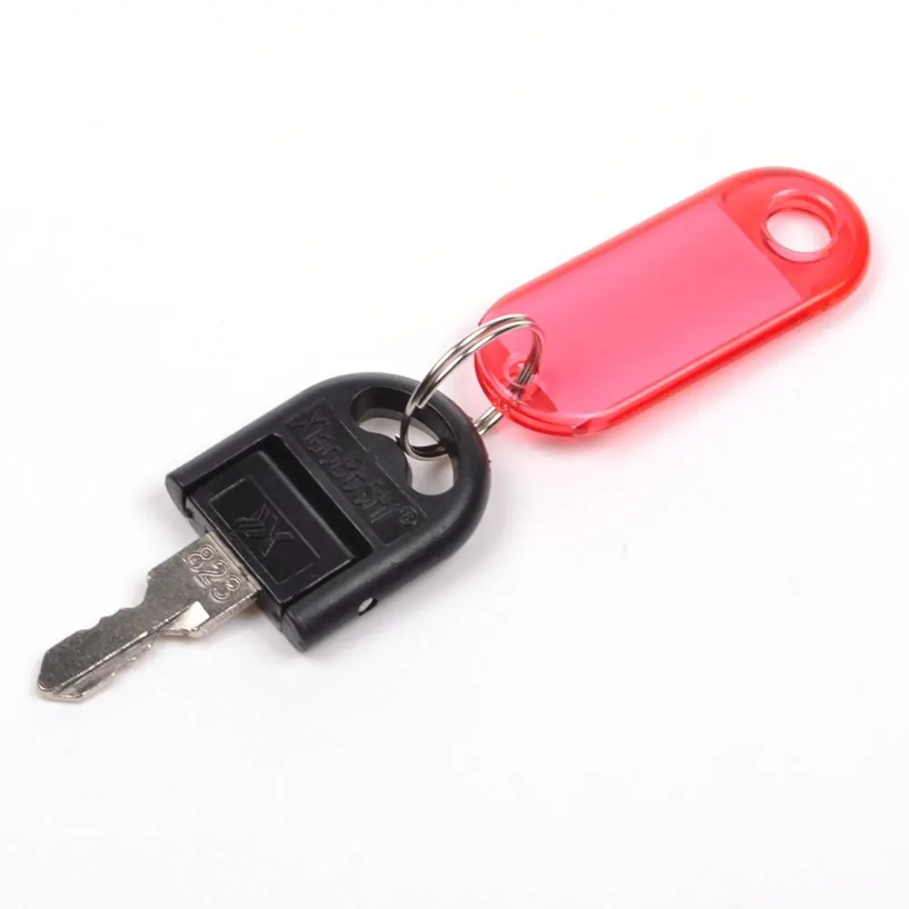 Ярлык для ключей с прозрачным кодом разных цветов ярлыком и держателем окон