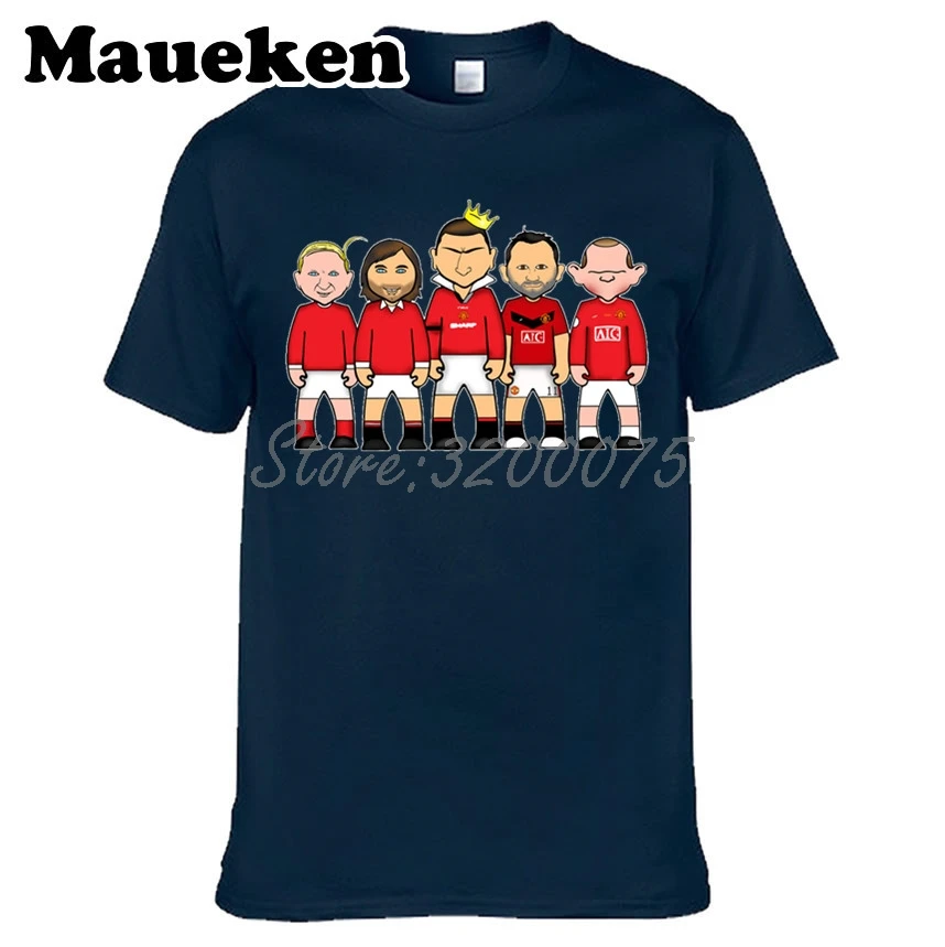 5 Мужская футболка Legends King Eric Cantona George Best Wayne Rooney Ryan Giggs Bobby Charlton одежда футболка мужская футболка W0515012 - Цвет: 5