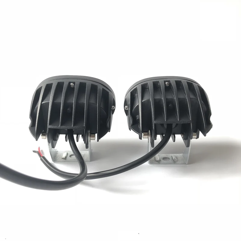 Пара 40 Вт точечных светодиодных противотуманных фар для мотоцикла мото дневное