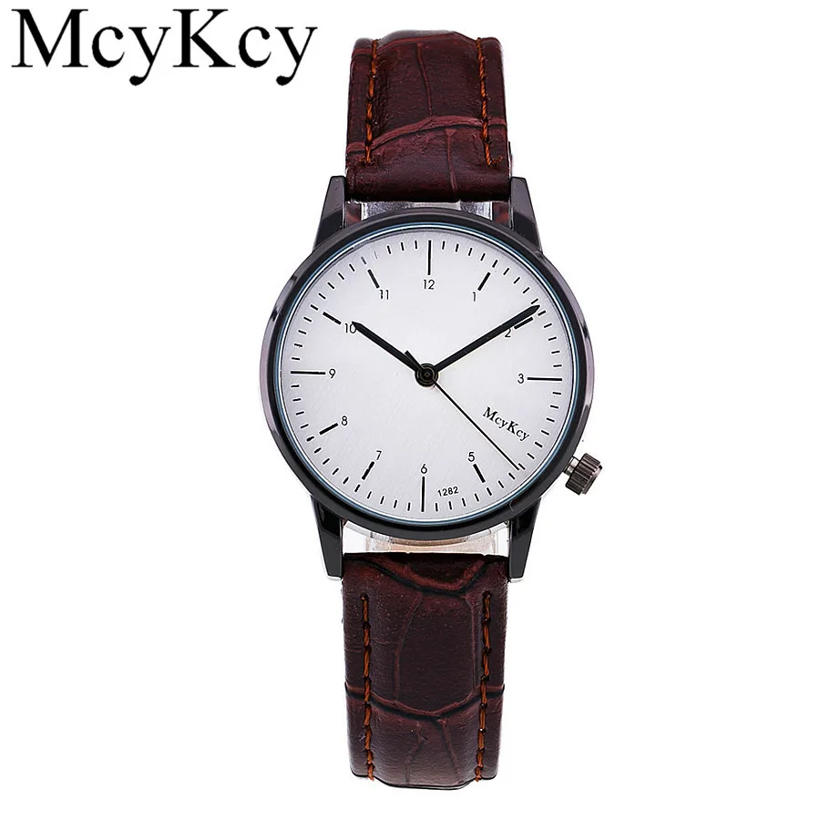 Relojes Лидер продаж ультра-тонкий Mcykcy модные простые часы для пары повседневные