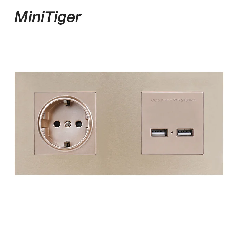 Minitiger настенная панель из поликарбоната стандарт ЕС розетка 16А электрическая