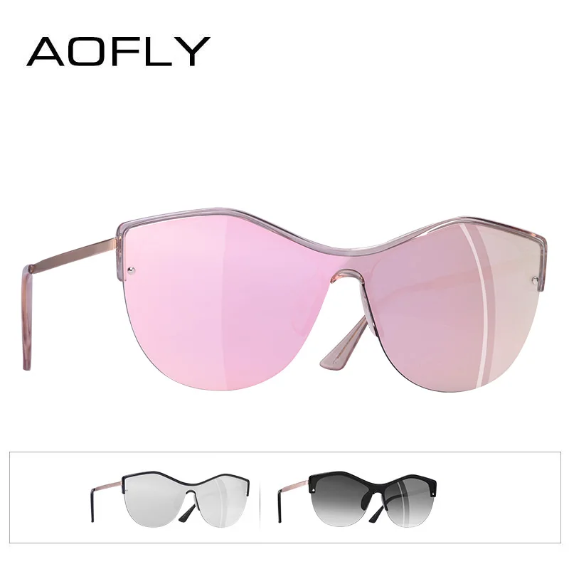 AOFLY BRAND DESIGN Women Cat Eye Sunglasses Female Retro Style Shades UV400 Oculos de sol Feminino A113 | Аксессуары для одежды
