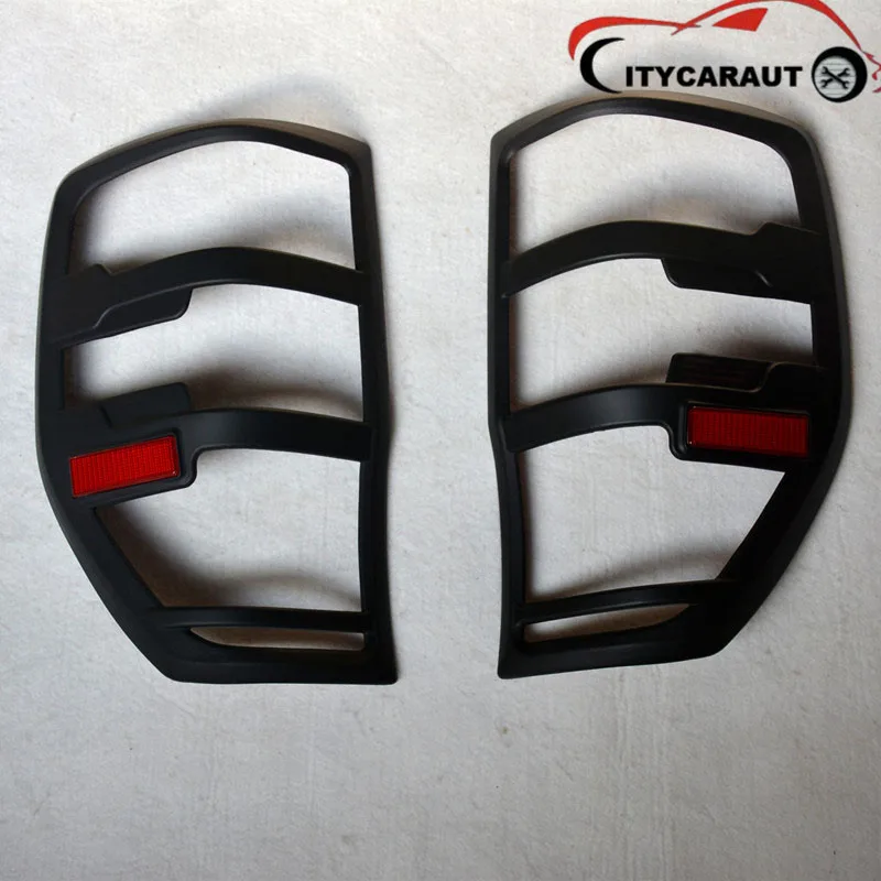 CITYCARAUTO аксессуары ABS матовые черные задсветильник фары накладки отделка для ranger T6