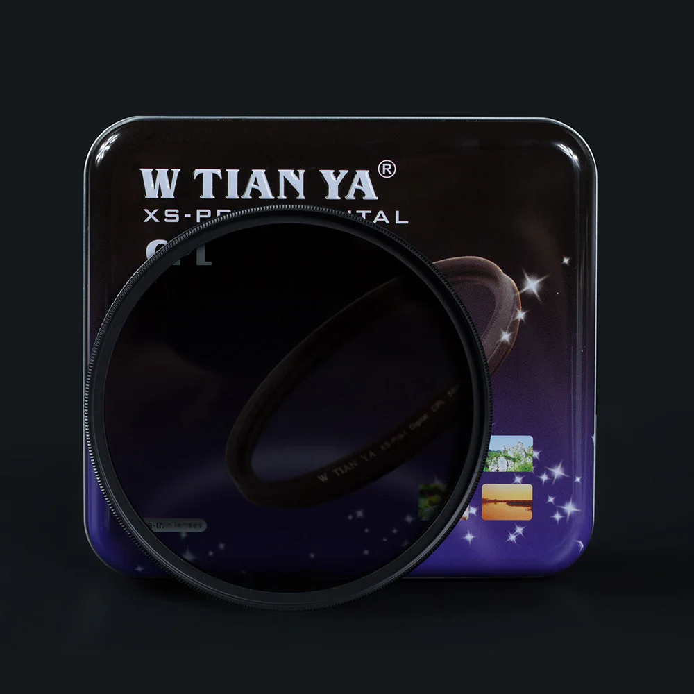 Wtianya тонкий xs pro1 цифровой круговой поляризатор cpl 67 77 мм ультратонкий 37 40 5 43 46 49 52 55