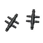 20 шт., шестиканальные соединители для шлангов 47 мм до 35 мм, разветвители для труб, соединители для домашнего сада, аксессуары для орошения для полива