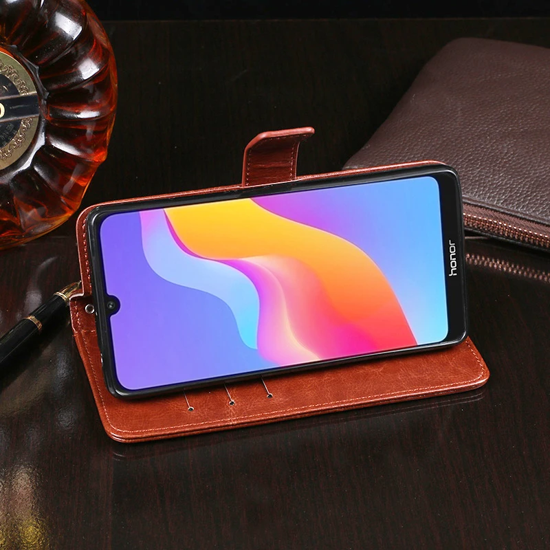 Для huawei Honor Play 8A Чехол-книжка кошелек Бизнес кожаный чехол для телефона для Honor 8A чехол Fundas аксессуары
