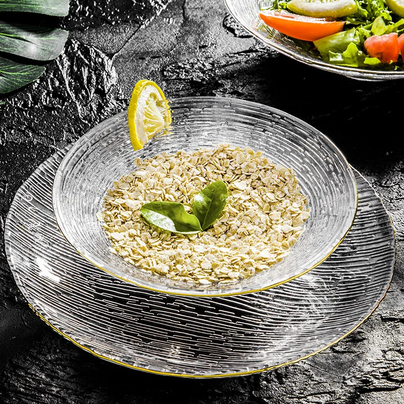 Изысканное блюдо европейская креативная муаровая обеденная тарелка наборы из