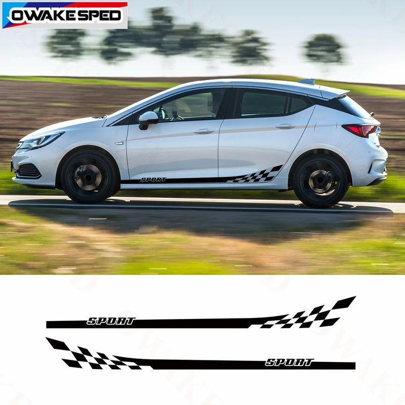 Спортивные полоски для автомобиля водонепроницаемые наклейки Opel Astra 2015 2018