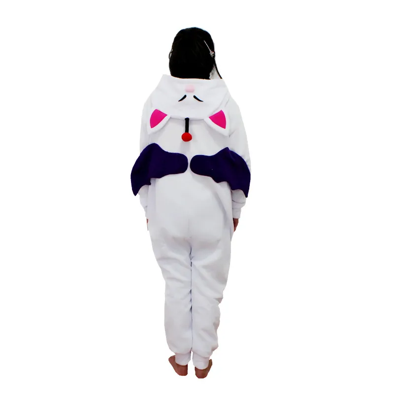 Детские Мультяшные кигуруми Moogle детские комбинезоны пижамы фэнтези косплей