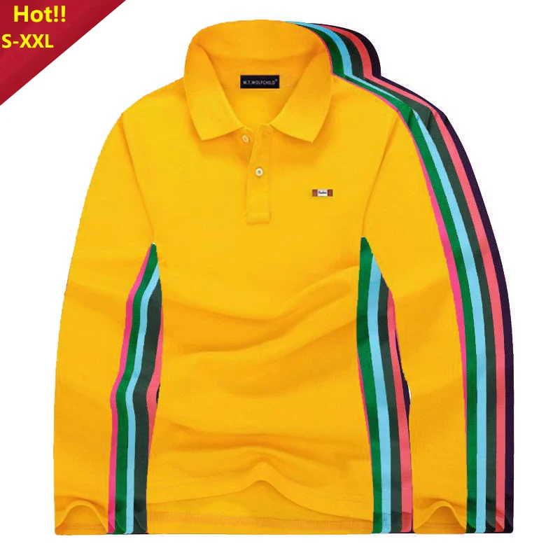 Женские футболки поло с длинным рукавом повседневные хлопковые однотонные