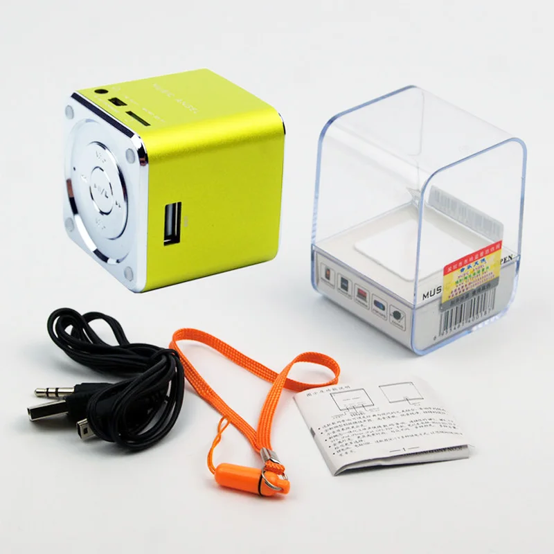 Мини музыкальный Ангел JH-MD07U музыкальная Колонка Angel FM SD для MP3 PHONE PAD PC