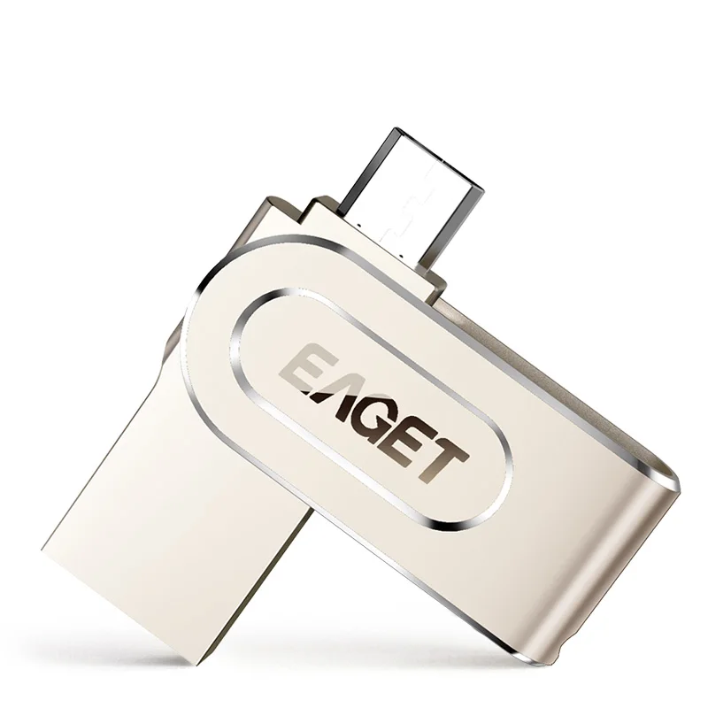 Eaget USB 3 0 64 Гб флэш накопитель Micro Usb OTG Флешка 16 32 металлический U диск для