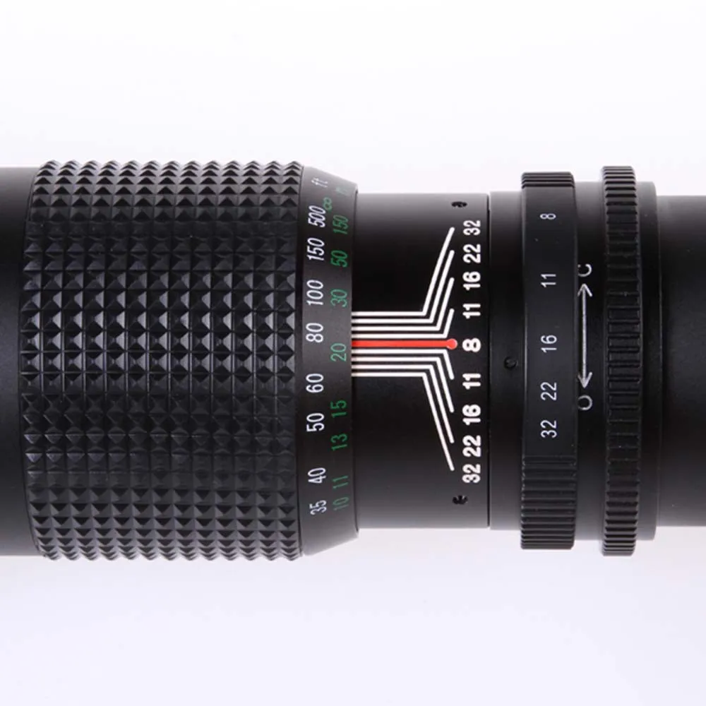 Телеобъектив 500 мм F8.0 с ручным зумом и объективами для камер Canon T6s T6i T5i T4i 7D 6D 5D Mark III