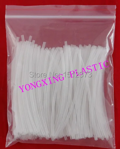 

200piece/lot pvc heat shrink tubing 1.5mm transparent color ratio 2:1 sleeving wire cable water-proof in bag