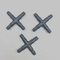 100pcs four way water connectors agricultural irrigation garden lawn 47mm water hose connector drip irrigation system