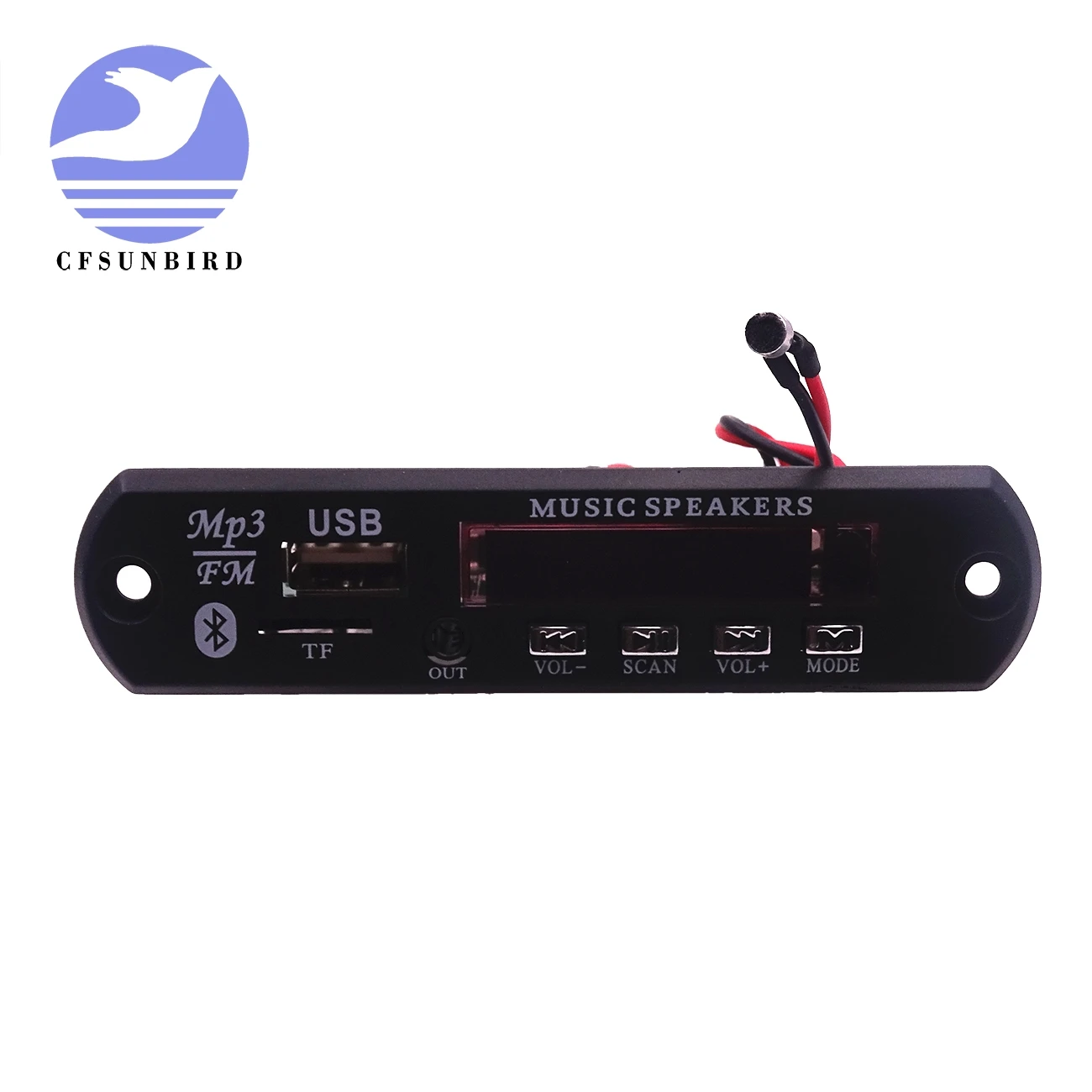 MP3 декодер плата усилитель мощности Bluetooth Decodeing автомобиля громкой связи модуль с
