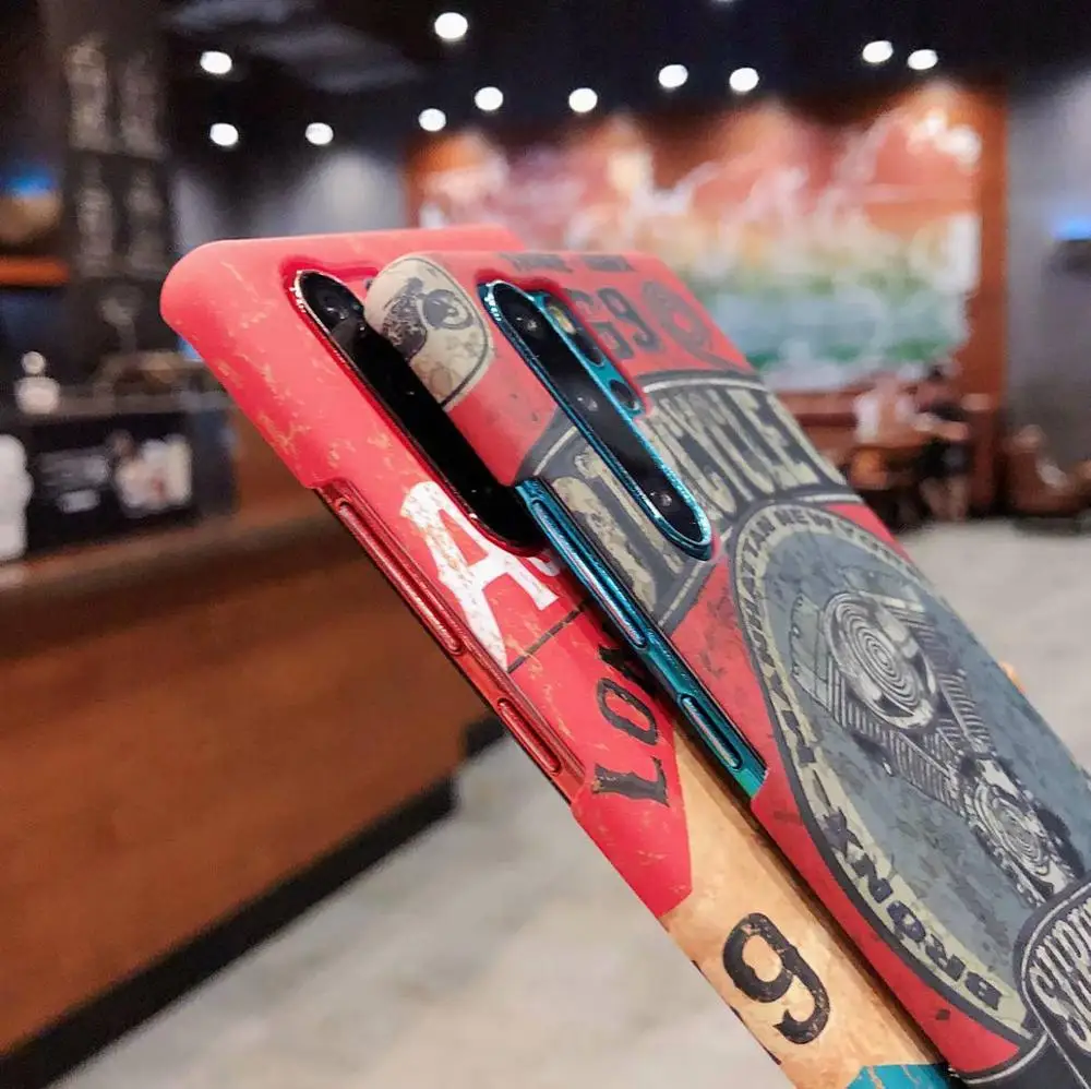 Для Huawei P20 P30 Pro Lite чехол Роскошный ультра-тонкий светящийся PC задняя крышка для Honor
