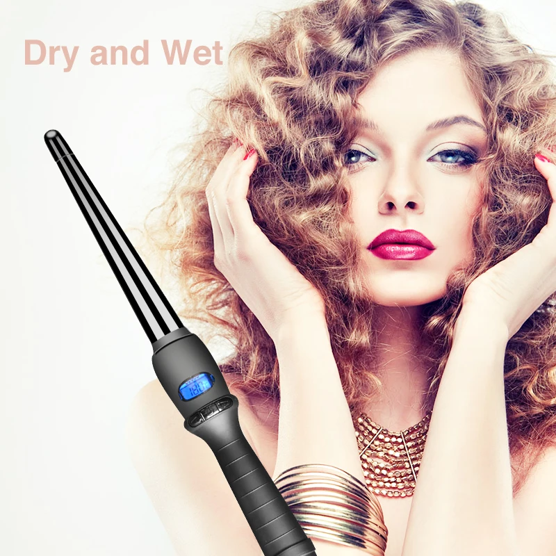 Щипцы для завивки волос керамические конусные 2020|curling wand|hair waverelectric hair curler |