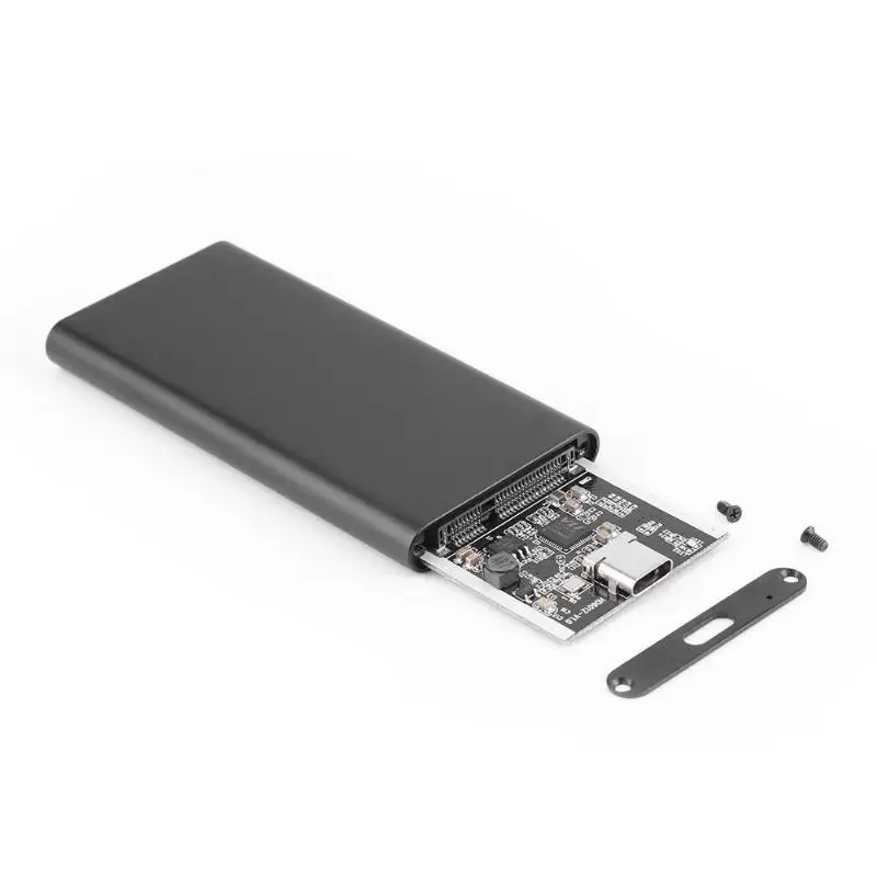 HDD Box USB3.1 type-C для MSATA SSD внешний алюминиевый корпус жесткий диск чехол 10 Гбит/с Высокая скорость для Windows SE/ME/2000