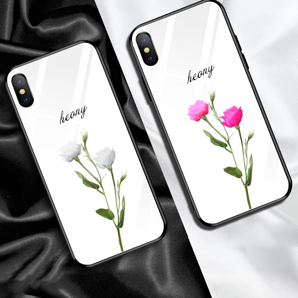 Чехол для телефона с ультрафиолетовым светом iPhone X XR XS Max чехол из закаленного