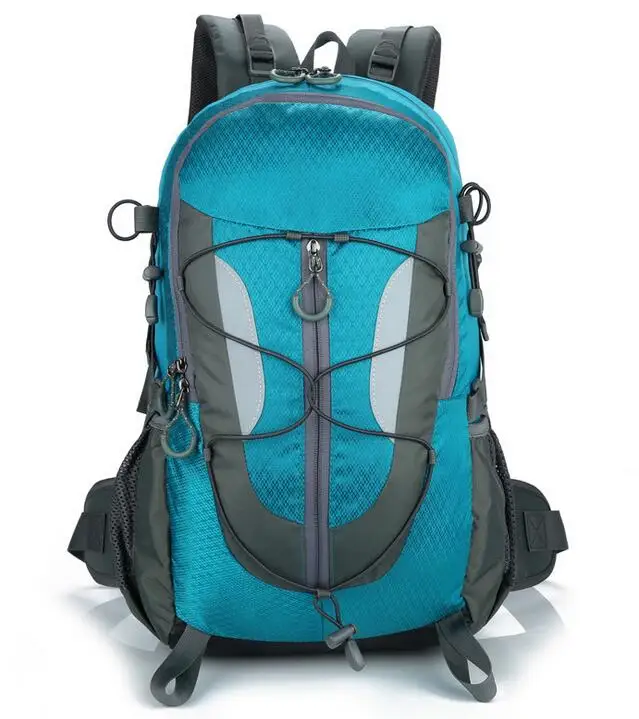 Lake Blue 30L унисекс сумка для путешествий, походный рюкзак для мужчин и женщин, мягкий рюкзак для альпинизма, походов, рюкзаки, вместительные спортивные сумки - Цвет: Lake Blue