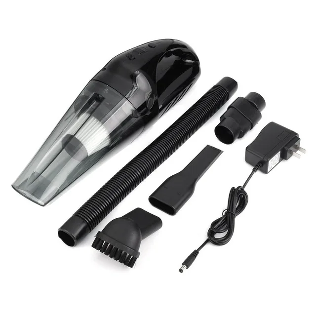 Black(Wireless) Беспроводной автомобильный пылесос 120 Вт 4000 па сухое и влажное двойное использование высокой мощности Hepa фильтр Автомобильный Электрический чистящий инструмент - Цвет: Black(Wireless)