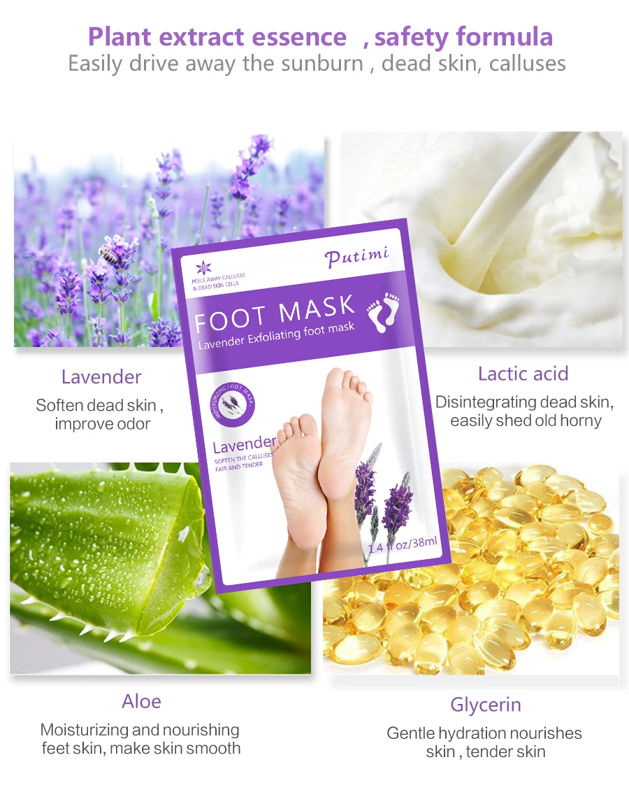 1 сумка Отшелушивание маска для ног удалить омертвевшие чешуйки кожи и кутикулы