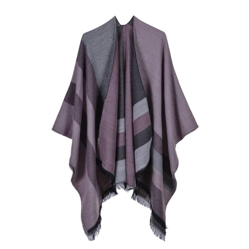 Женская верхняя одежда зимние шарфы Осеннее кашемировое одеяло пончо Дамская