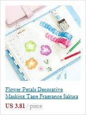 Happy Couple Cartoon PVC Washi Tape Storage Board Creative DIY Tool Japanese Masking Tape Carry Tools for Hobo Notebooks