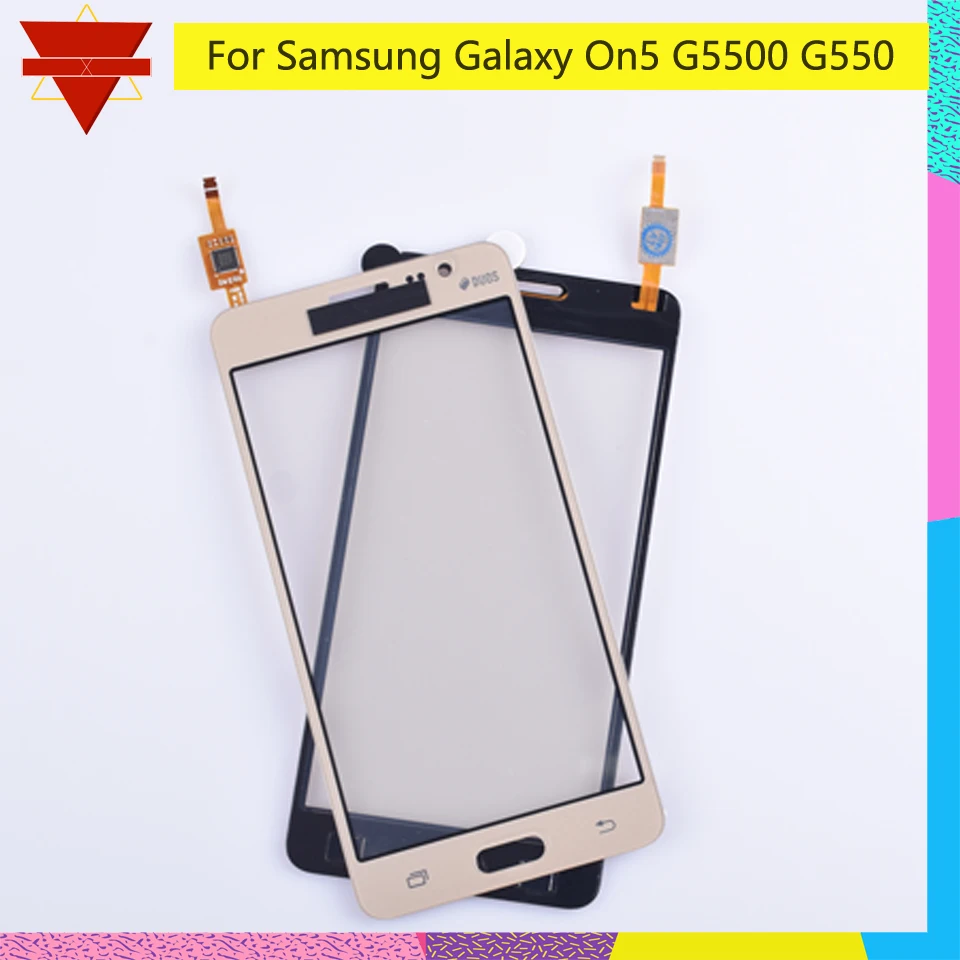 New On5 Touch Panel For Samsung On 5 G5500 G550 Screen Digitizer Sensor Front Glass Lens with flex cable With Logo | Мобильные
